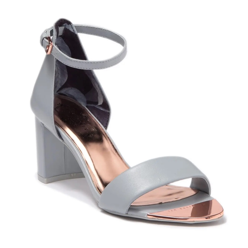 TED BAKER LONDON Ankle Strap Block Heel Sandal SIZE 11
